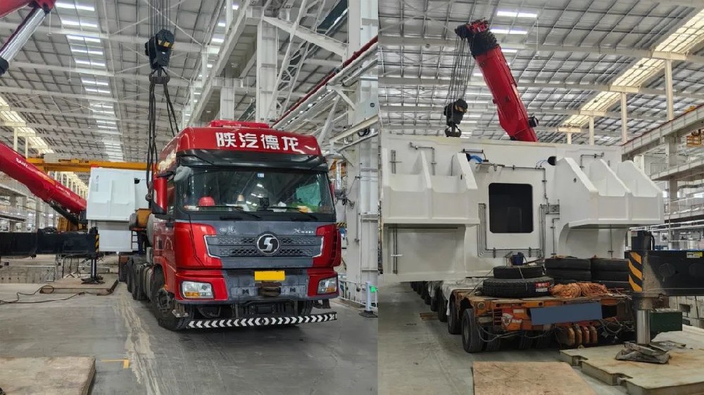 中際國邦大件：克服寒潮風雪，確保壓力機設備順利發(fā)運，彰顯企業(yè)擔當！